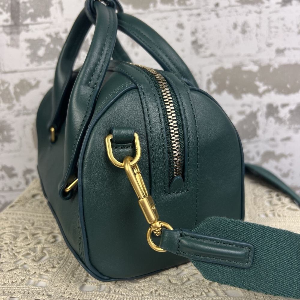 3.1 Phillip Lim Pashli Duffle Purse Forest Green Gold Hardware EUC - Picture 7 of 16
